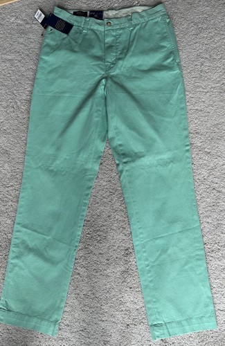 Polo Ralph Lauren New Mens Size 30 x 32 Classic Fit Chino in Offshore Green - Picture 16 of 18