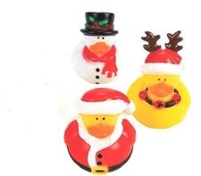 Christmas Rubber Duck Set of 3 Free Shipping with 6 Purchases