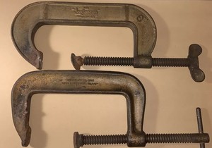 Vintage J.H Williams 506 & Jorgensen 106 6" C Clamps Machine Shop Tools Hardware | eBay