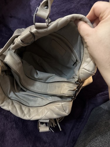 Grey Steve Madden Quilted Purse - Picture 3 of 5