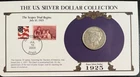 1925 Peace Silver Dollar US Postal Commemorative Stamp Set Rare 3/Fc Stamps AU