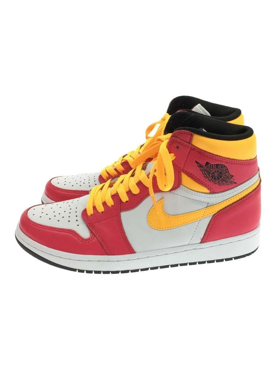 NIKE Air Jordan 1 High Og Lt Fusion Red 28cm 555088-603 white 28cm