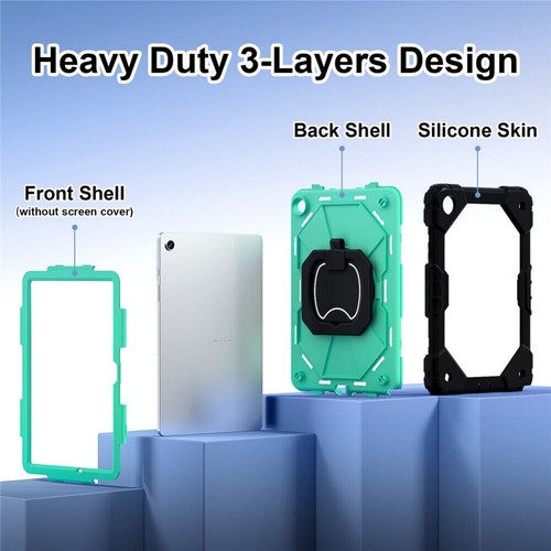 For Samsung Galaxy Tab A9 Plus A9+ 11" Tablet Heavy Duty Case Stand Tough Cover - Picture 86 of 144
