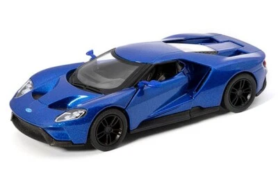 Ford GT 1/38 2017 bleu métallisé, à rétro-friction - Kinsmart KT5391 - Photo 1/2