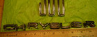 Cf19 Chrysler 300J Sport Series Trunk Lid Letter Emblems Set 1963 Indy Pace Car