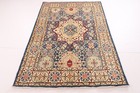 5x7 ft Tribal Mamluk Blue Area Rug Afghan Hand Knotted Wool Dye Rug Bedroom Rug