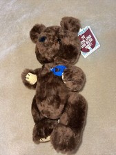1981 Dakin THEODORE Teddy Bear Jointed 11" Brown Plush NWT Vintage