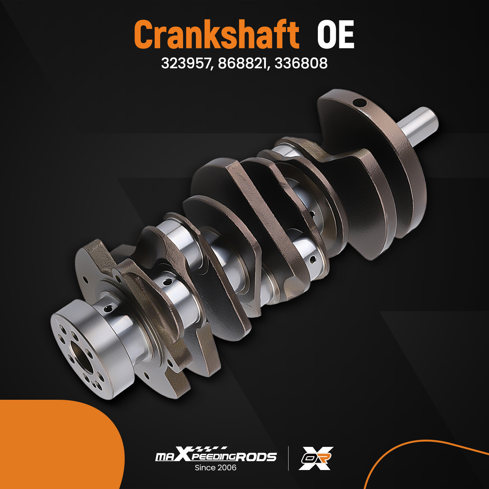 Crankshaft for Maserati Quattroporte Ghibli Levante S Q4 3.0L V6 Engine 868821