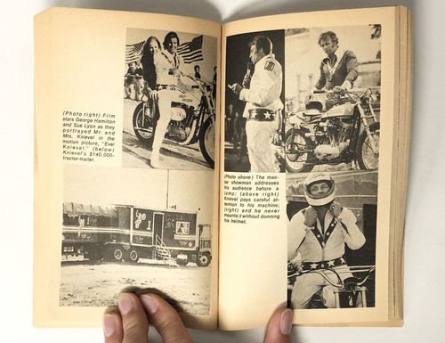 Rare "The Cycle Jumpers" Vintage Book by Marshall Spiegel Features Evil Knievel - Imagen 7 de 8