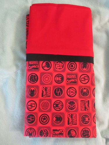 Funda de almohada estándar de algodón hecha a mano con logotipo de Marvel Comics Red Vision Daredevil - Imagen 2 de 3