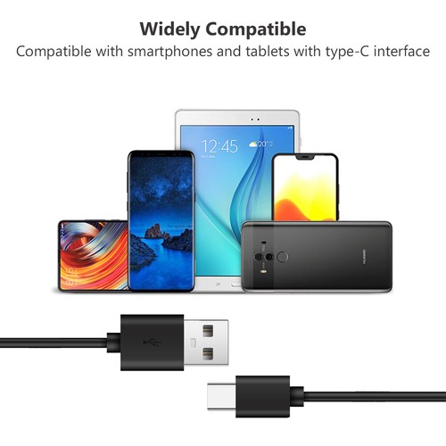 Android USB-C Ladekabel Type-C Datenkabel 1m für HUAWEI XIAOMI OPPO ViVO Samsung - Bild 9 von 12