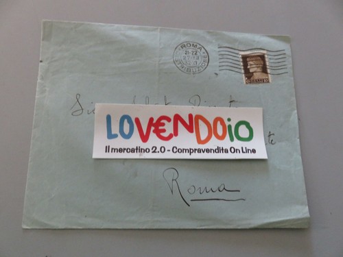 Postal History Ordinary Envelope Shipped 1932 To And From Rome | eBay