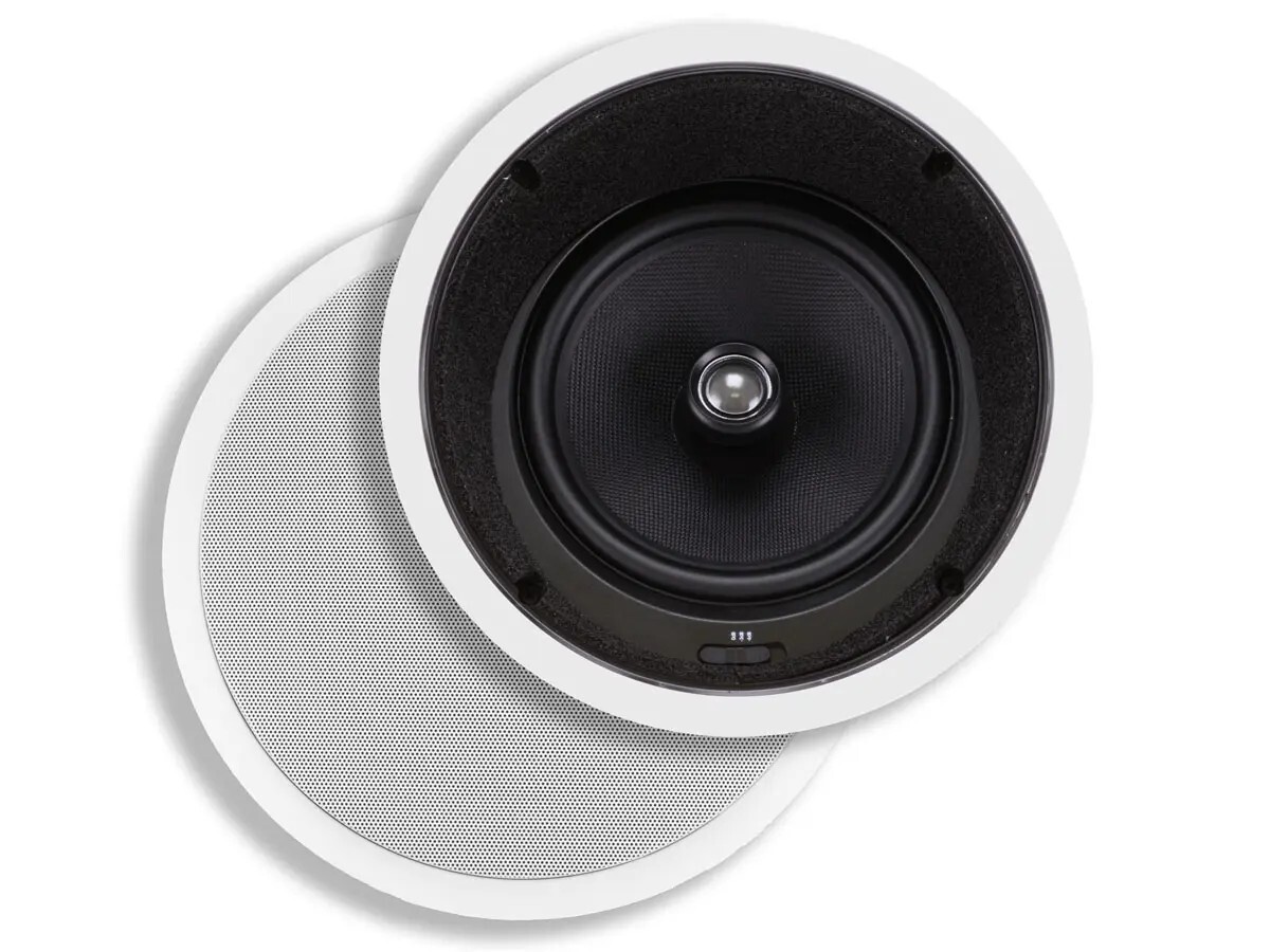 Monoprice Caliber in-Ceiling Speakers, 8in Fiber 2-Way (pair)