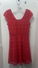 Xhilaration Red Skater Dress Size Medium