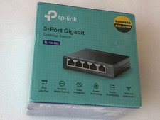 TP-LINK TL-SG105E 5 Port Gigabit Switch 10/100/1000 Mbps