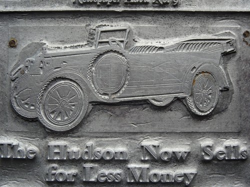 Car Advert HUDSON SUPER SIX - TOURING COACH SEDAN 1925 Original Lead Print Block - Picture 10 of 12