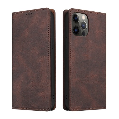 Wallet Case For iPhone 14 Pro 13 12 Mini 11 Pro XS Max SE Plus Leather Magnetic - Zdjęcie 13 z 16