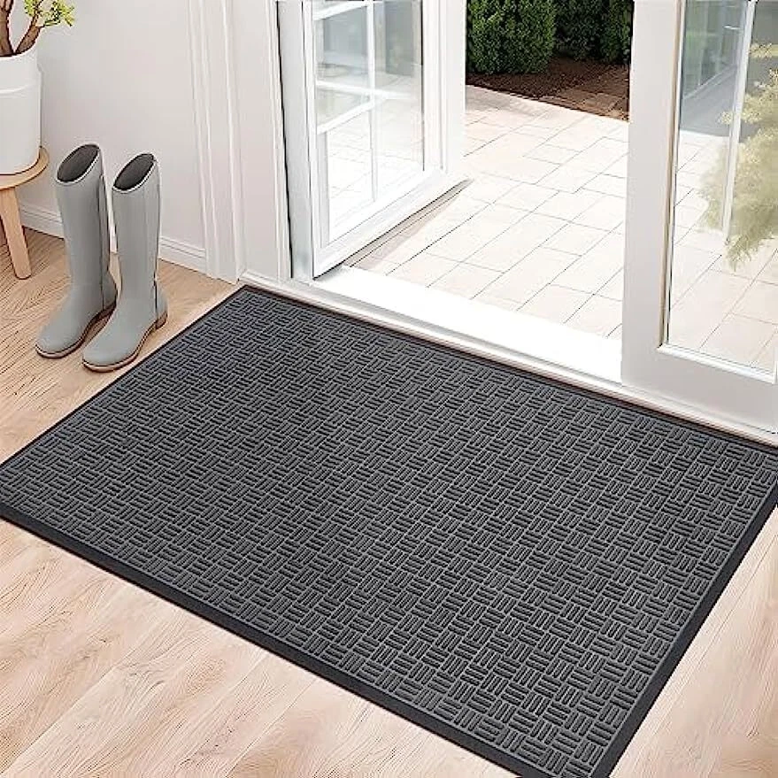 Front Door Mat, Heavy Duty Durable Welcome Mat for Outdoor Indoor, Dirt  Trapper