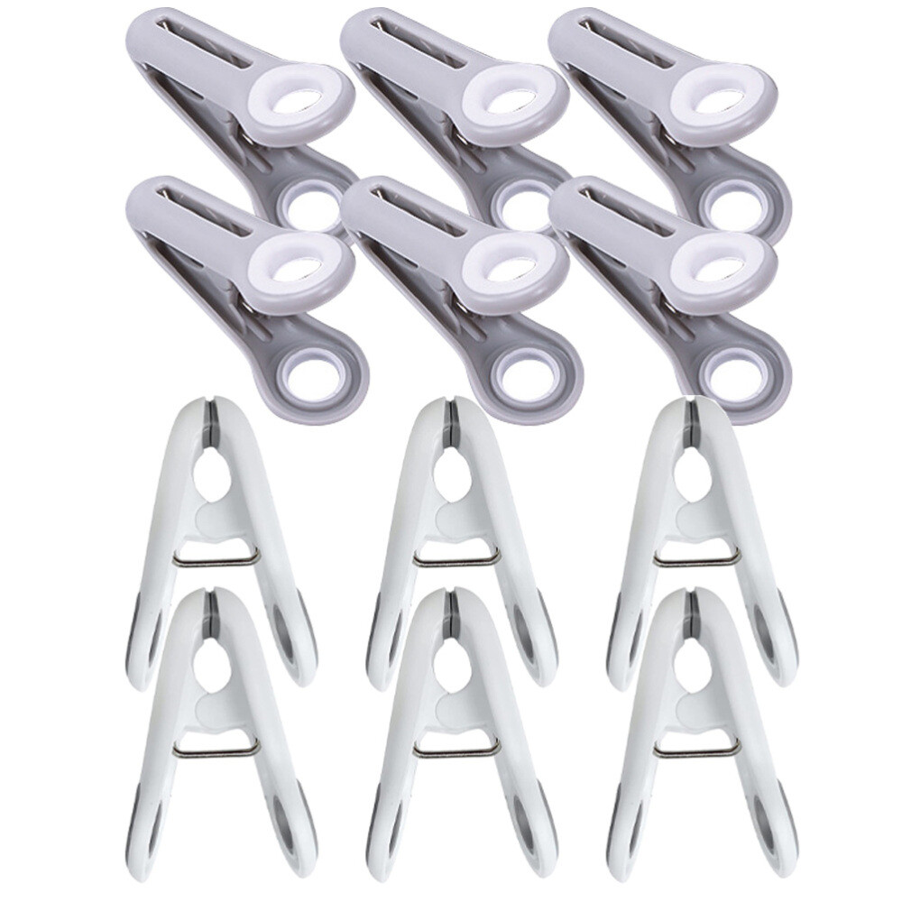 24 Pcs Socks Drying Clip Clothes Clothespins Windproof Duvet