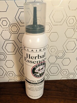 Rare Vintage Herbal Essences Styling Mousse Extra Hold 7.2 Oz  Jasmine Willow