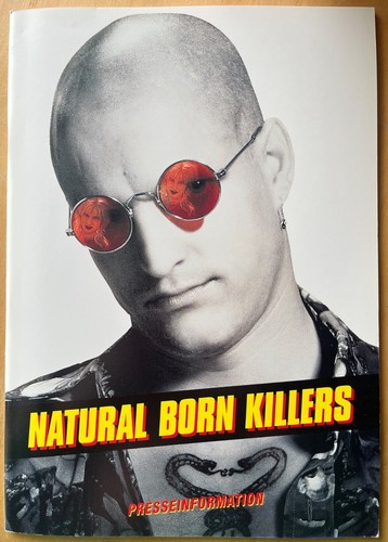 Natural Born Killers, kit de prensa alemán, periódico pequeño extra, Woody Harrelson - Imagen 3 de 3