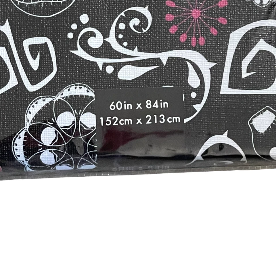 Disney The Nightmare Before Xmas Jack  Peva Flannelback Tablecloth 60"x84" - Image 3 of 4