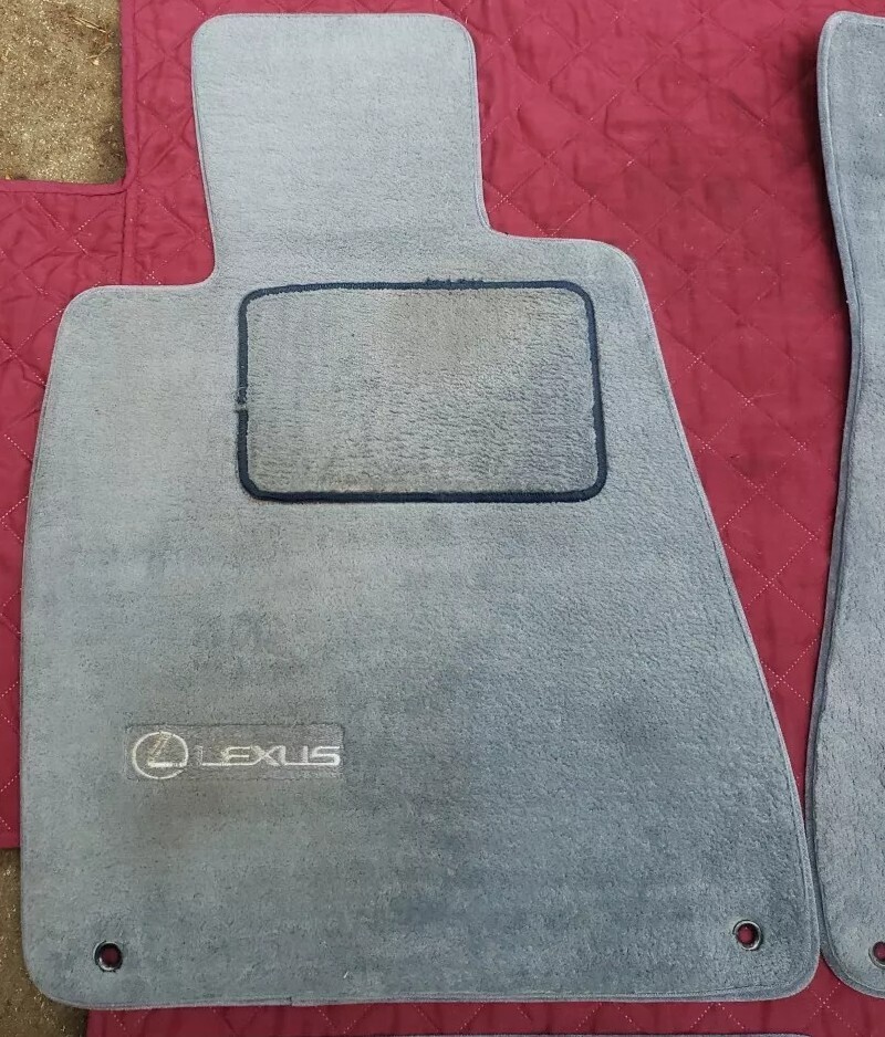 19952000 Lexus LS400 OEM Floor Mats Full Set Light Blue Very Nice Rare