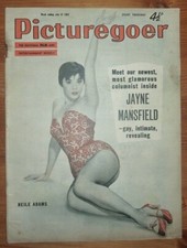 PICTUREGOER No 1160 Vol 34 27TH JULY 1957 NEILE ADAMS COVER JAYNE MANSFIELD