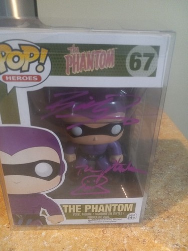 Figura Vinilo Billy Zane El Fantasma Película Firmado Phantom Funko Pop - Imagen 2 de 7