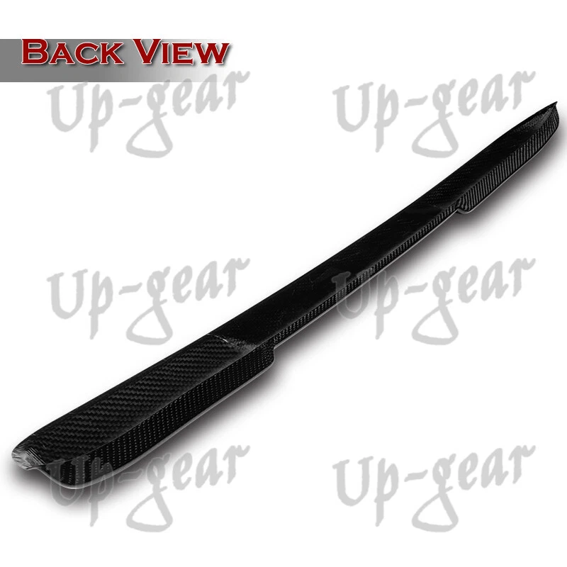 Para 08-13 Nissan Altima 2DR V-Style fibra de carbono janela traseira viseira de teto spoiler - Imagem 3 de 4