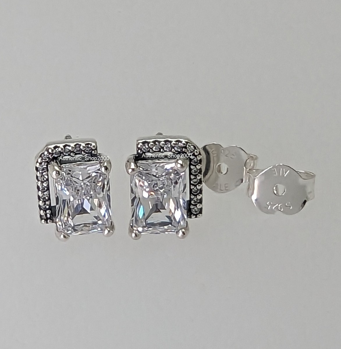 PANDORA Sparkling Halo Earrings + Necklace Jewelry Gift Set
