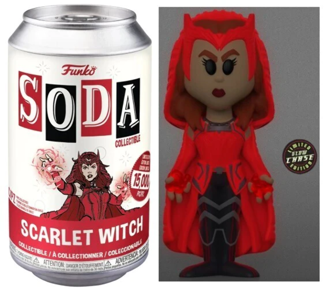 FUNKO SODA FIGURE! MARVEL WANDAVISION: SCARLET WITCH (GLOW