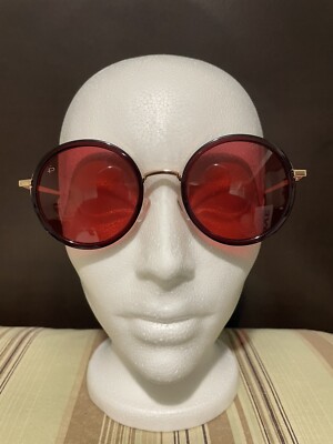 Prive Revaux Round Red Sunglasses Madeleine “the street