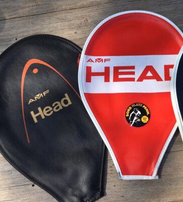 Head Tennis Schlägerhülle Racket Bag Beutel Tasche Vintage 80er 90 er , 2 Stück