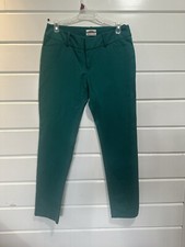 Merona Stretch Extendable Modern Women's Dress Green Pants Size 2 From Target