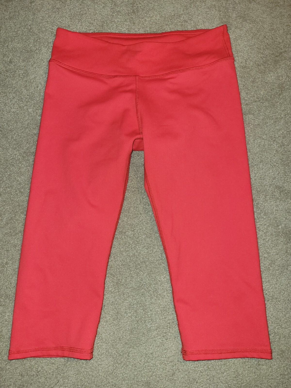 Fabletics Womens Small Red Yoga Pants Stretchy Comfortable Leggings-image