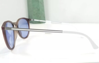 RAY-BAN ROUND SUNGLASSES RB4274 6366D1 BROWN & GUNMETAL  display picture 1