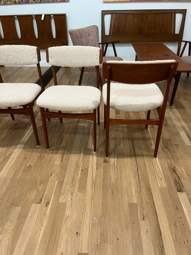 Mid Century danish teak dining chairs set of 4 - Picture 4 of 6