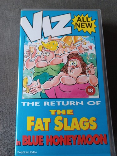 Viz - The Return of the Fat Slags in Blue Honeymoon VHS Video EXCELLENT Con 084 - Picture 2 of 6