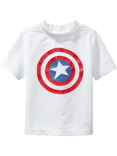 Tronchetti corti da bagno Batman Superman Captain nuovi con etichette Old Navy Superheroes - Foto 2 di 13