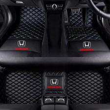 Fit for Honda Civic CR-V HR-V Jazz CR-Z Car Floor Mats Luxury Right-hand Drive