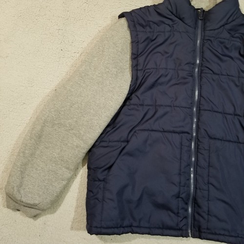 Everlast Jacket Mens Extra Large Blue Gray Puffer Hooded Zip Up Outdoors Casual - Picture 3 of 15