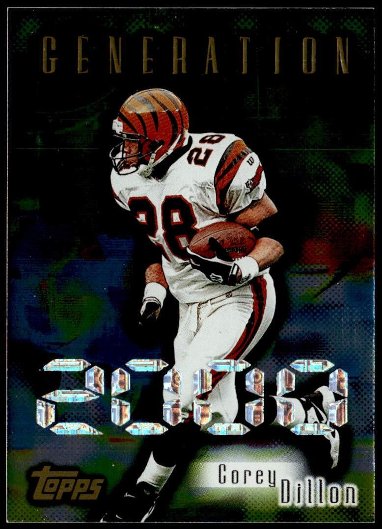 1998 Topps #GE3 Corey Dillon Generation 2000 E1
