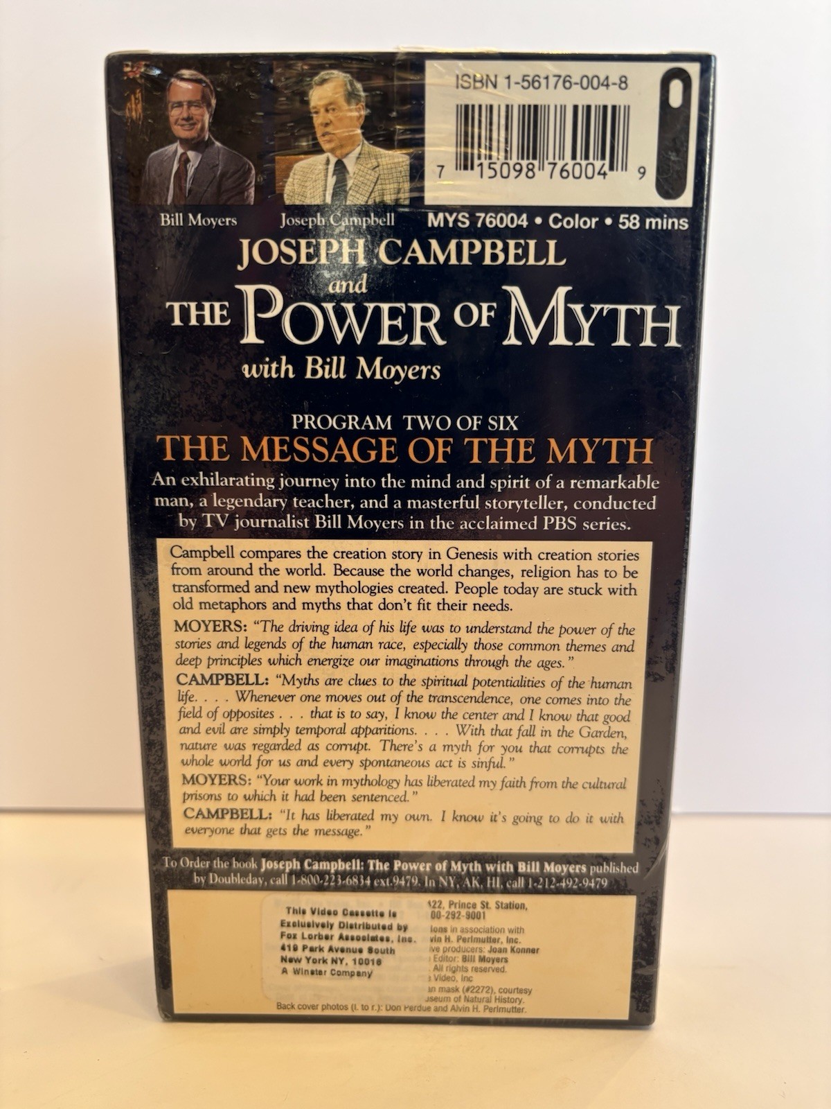 Title One Program Joseph Campbell and The Power of Myth with Bill Moyers: Program Two ...