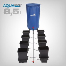 Autopot 1Pot AQUAvalve5 Profi Bewässerungsset 8x 8,5L - ohne Strom mit Tank