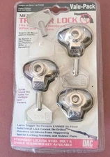Valu-Pack DAC Technologies Keyed Alike Gun Trigger Locks New Old Stock 