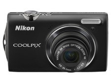 Nikon COOLPIX S5100 Digital Camera, Smart Black, 12.2MP, 5x Optical Zoom, 28mm