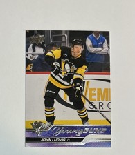 2023-24 Upper Deck #490 John Ludvig Young Guns Rookie - Pittsburgh Penguins
