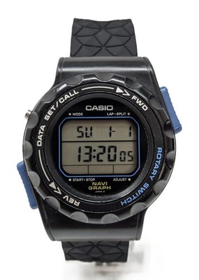 Casio Uhr RW-100 Navi Graph 42mm Gehäuse Vintage watch collector japan made