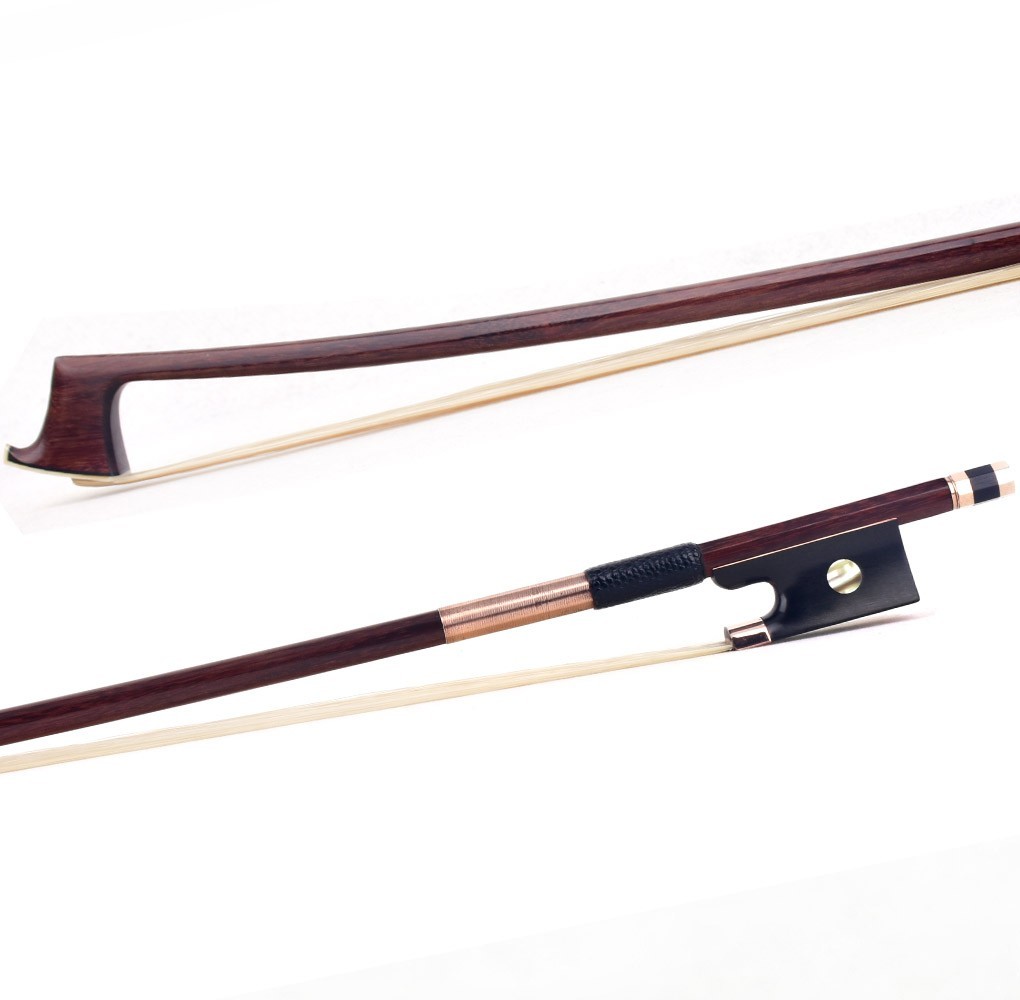 D. Peccatte Copy Master Antique Pernambuco Violin Bow 44 Ebony Big eye 14K Gold